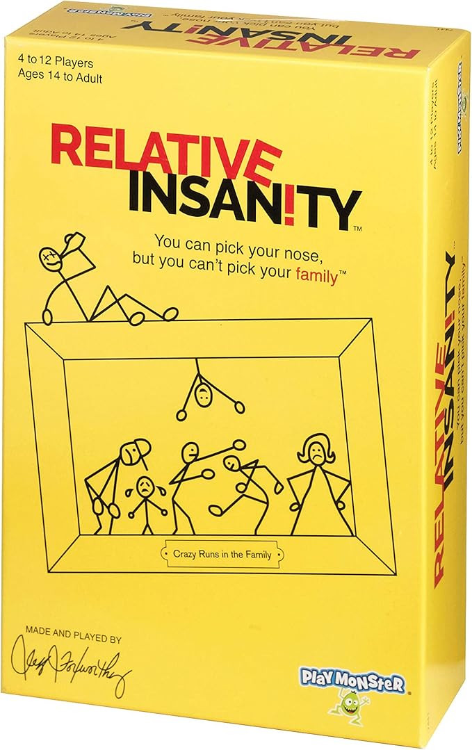 Relative Insanity, Card Games - Family Games Night, Kids Games, Laugh Till You Drop Card Games fo... | Amazon (US)