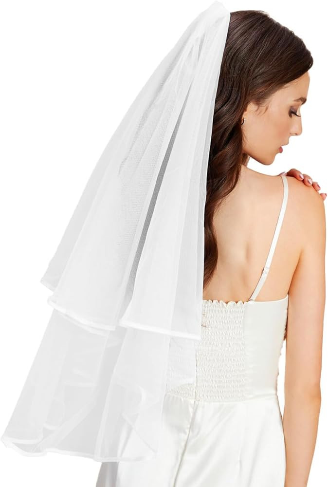 xo, Fetti Bridal Veil | Bachelorette Party Decorations, Bride To Be Gift, Bridal Shower, Wedding | Amazon (US)