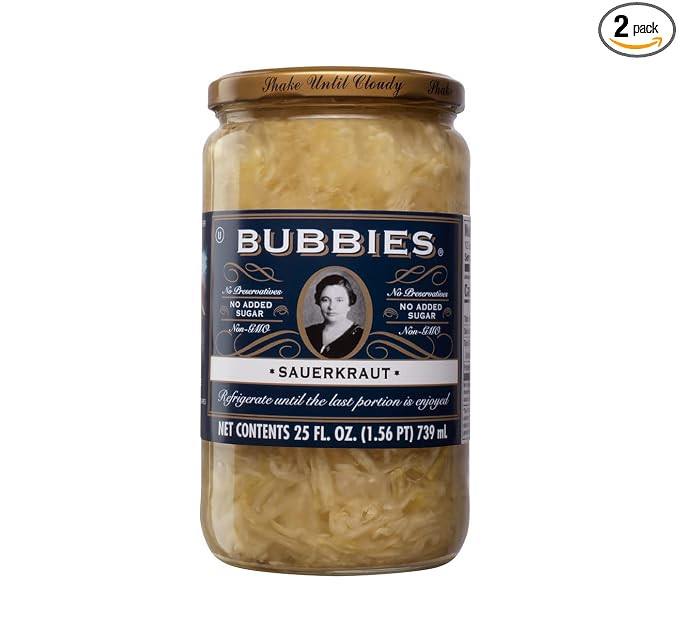 Bubbies Sauerkraut, 25 Fl Oz (Pack of 2) | Amazon (US)