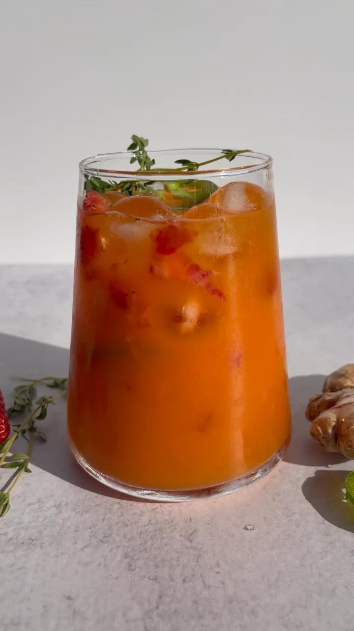 Cheers! Rounding up a bunch of glassware perfect for all those summer drinks. 🍹

CARROT PARADISE MOCKTAIL 
Ice
2 strawberries, muddled 
2 jalapeño slices 
2 ginger slices 
1 cup @ Organic Carrot Turmeric Juice Blend 
Tonic water, splash 
1 sprig of fresh thyme 

1. Combine strawberries, 1 slice of jalapeño and ginger and carrot juice into a pint glass and shake. 
2. Pour over ice and garnish with jalapeño, ginger and thyme. 

#LTKSeasonal #LTKunder50 #LTKhome