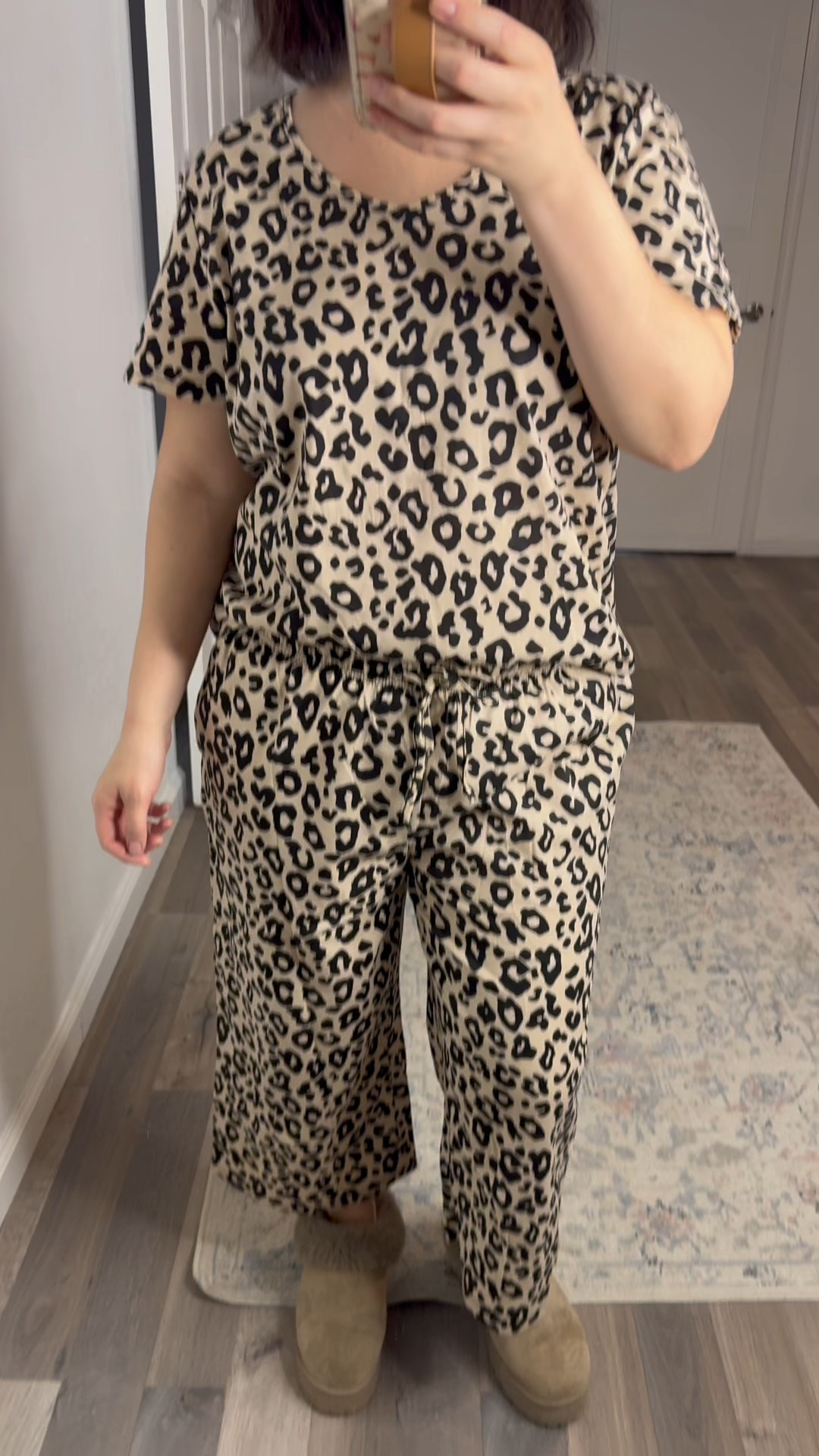 I am sort of loving the leopard 🐆 print style again!! This pajama set doesn’t even feel like pjs. It’s so cute and has a ton of stretch. I’m wearing a size large but could have gone down to a medium 

#LTKMidsize #LTKSaleAlert #LTKGiftGuide
