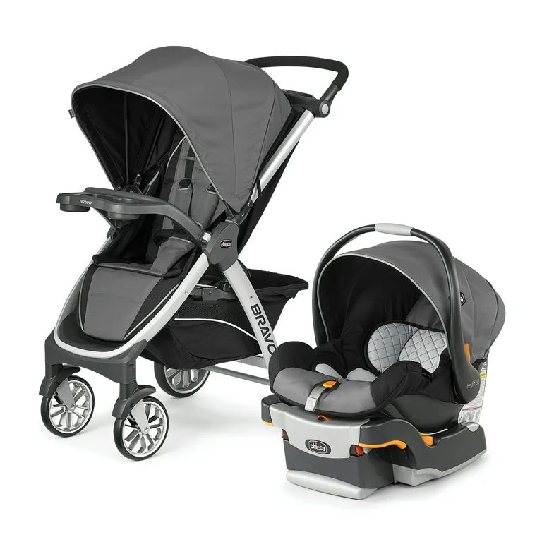 Chicco Bravo 3-in-1 Travel System including Bravo Quick-Fold Stroller and KeyFit 30 Infant Car Se... | Walmart (US)