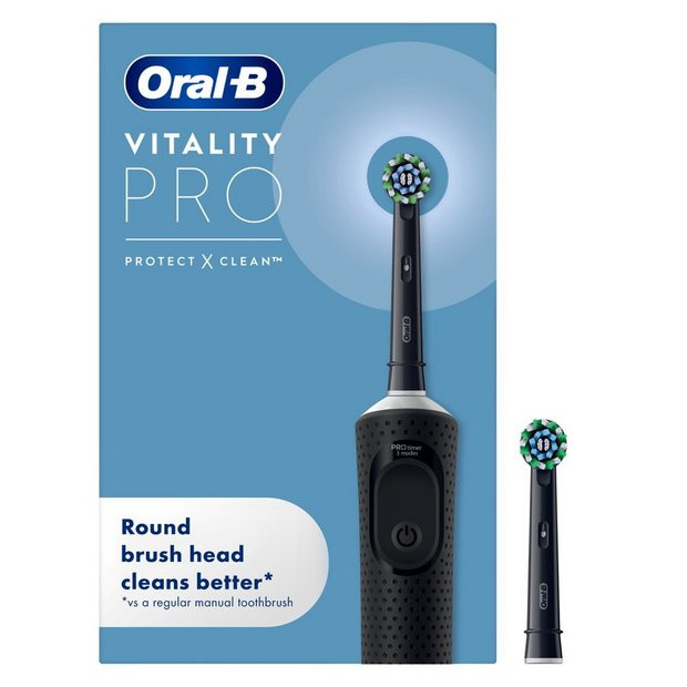 Buy Oral-B Vitality Pro Electric Toothbrush - Black | Electric toothbrushes | Argos | argos.co.uk