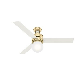 Hunter 52" Allison Ceiling Fan with LED Light Kit, Handheld Remote - Transitional, Vintage, Mid-Cent | Bed Bath & Beyond