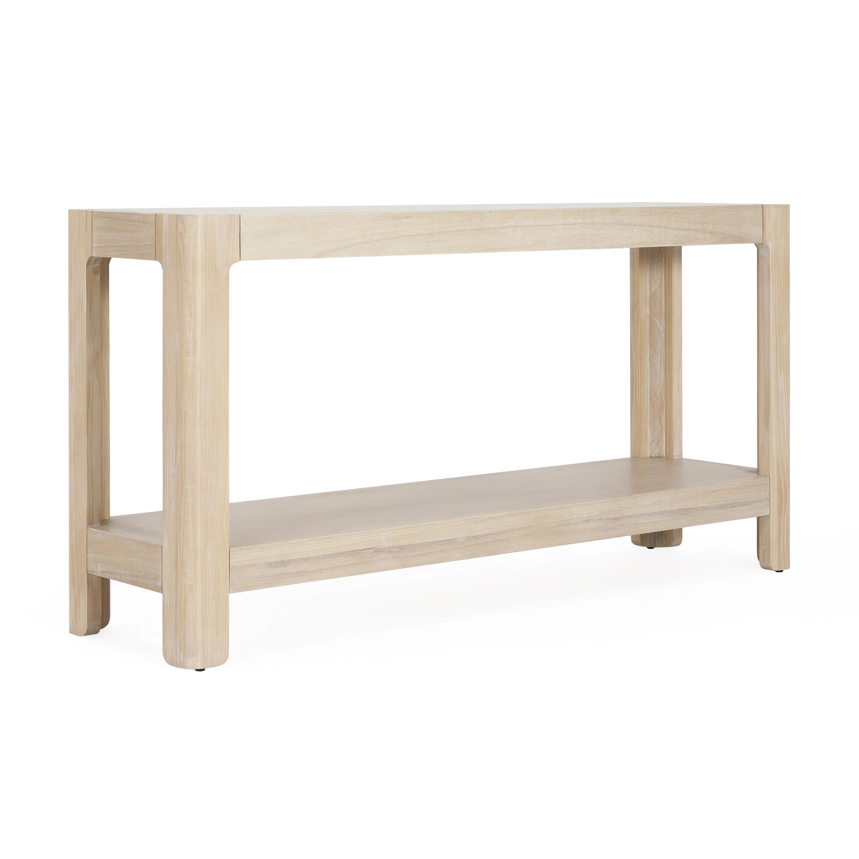 One Allium Way® Mirod Modern Farmhouse Console Table,Elegant Minimalist Design with Premium Wood Veneer and Rounded Corners | Wayfair | Wayfair North America