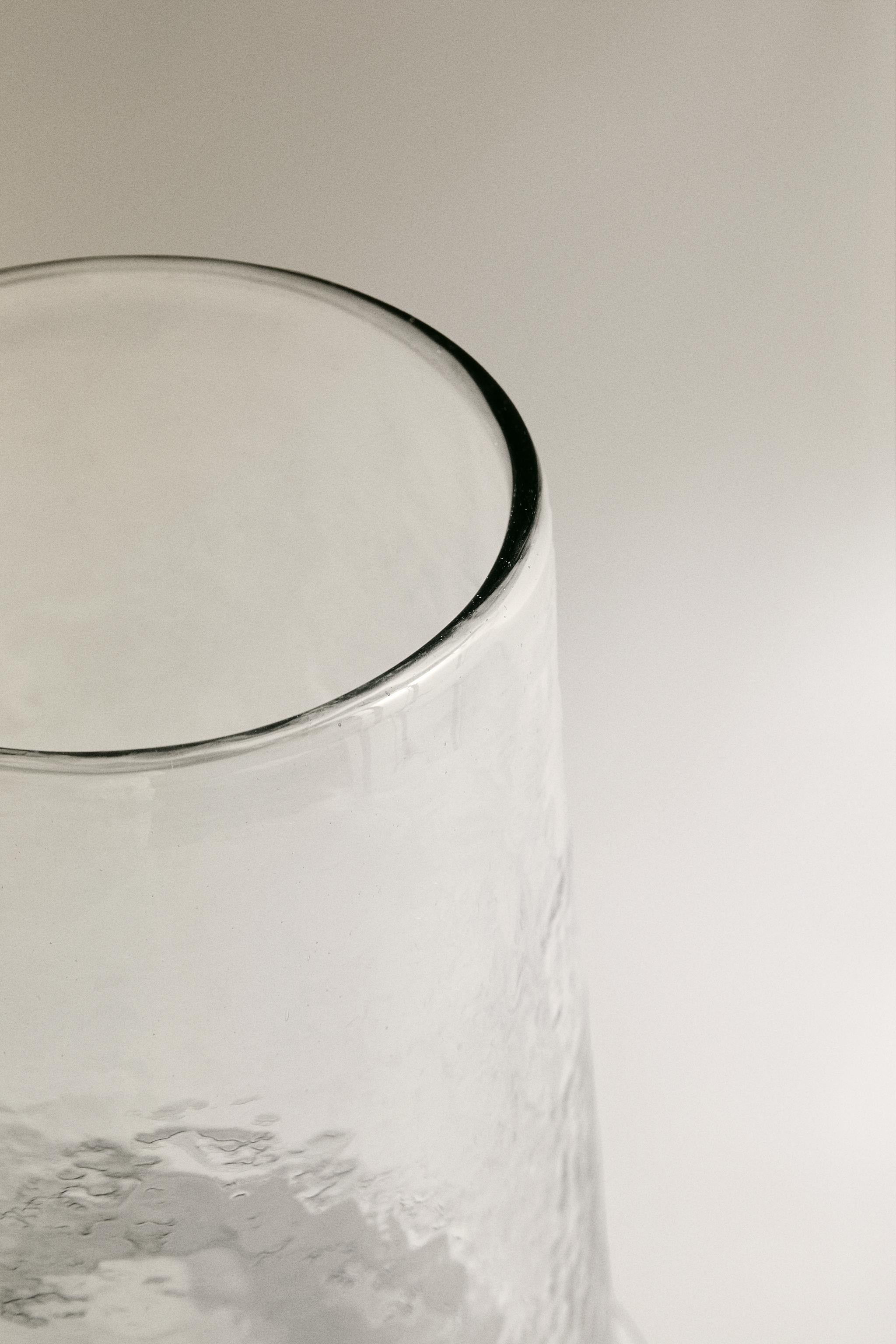 CONICAL GLASS VASE | Zara US