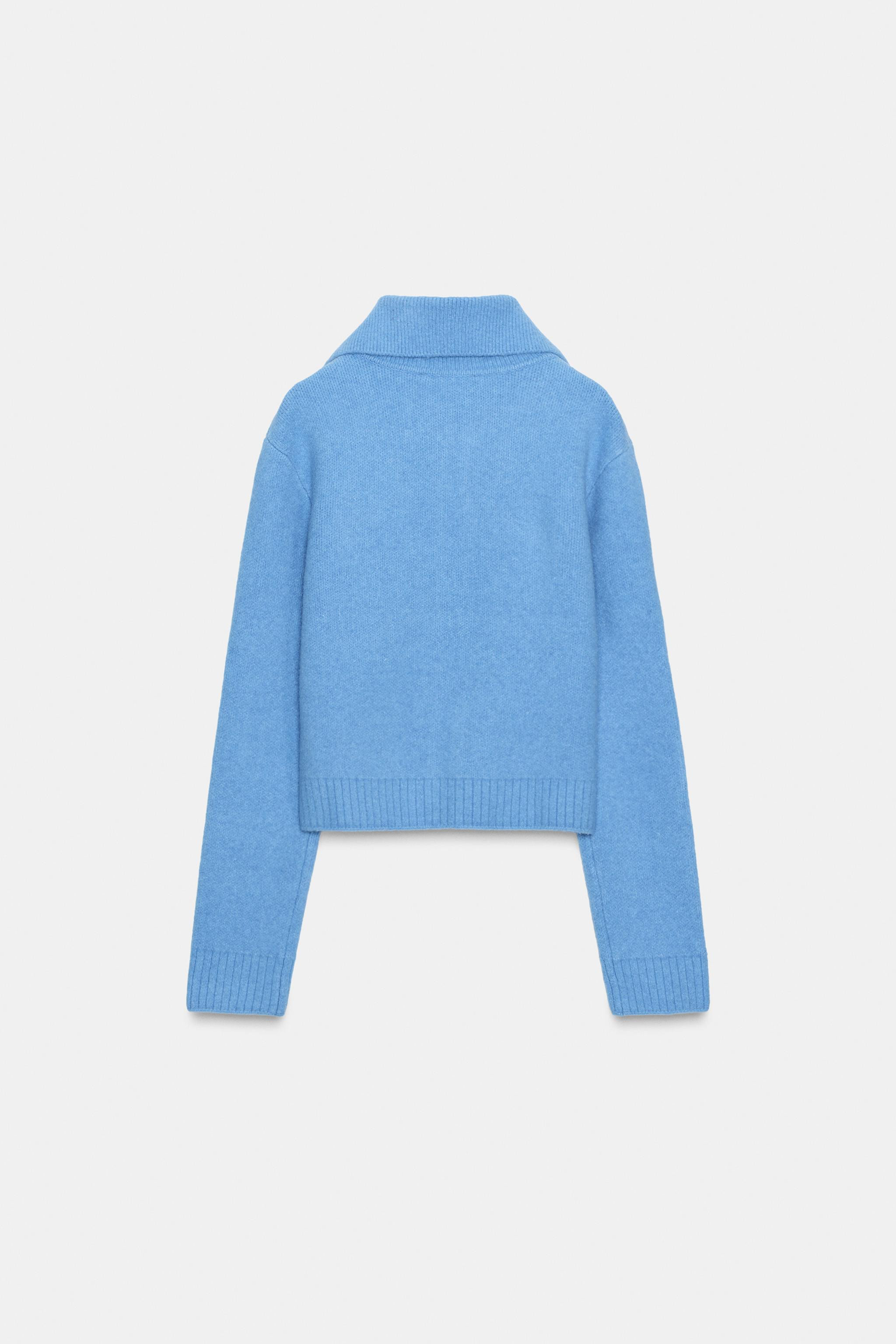 ZIP-UP KNIT CARDIGAN | Zara UK