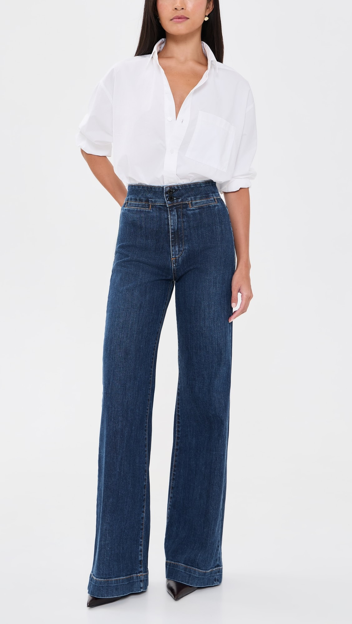 ASKK NY Brighton Wide Leg Jeans | Shopbop | Shopbop