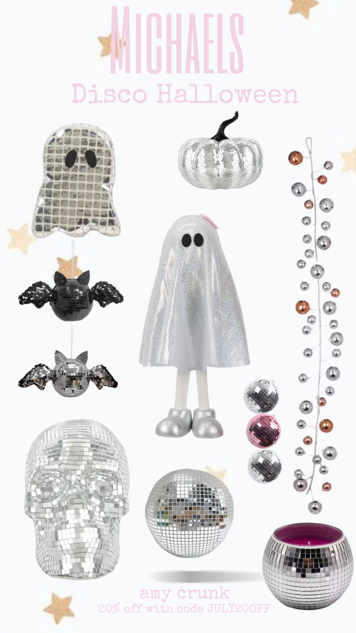 Disco Halloween…yes please!🪩
20 % off with code JULY20OFF
#halloween #discohalloween #michaels 

#LTKSeasonal #LTKHome #LTKSaleAlert