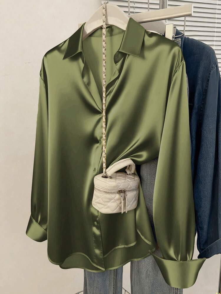 Silk top  | SHEIN