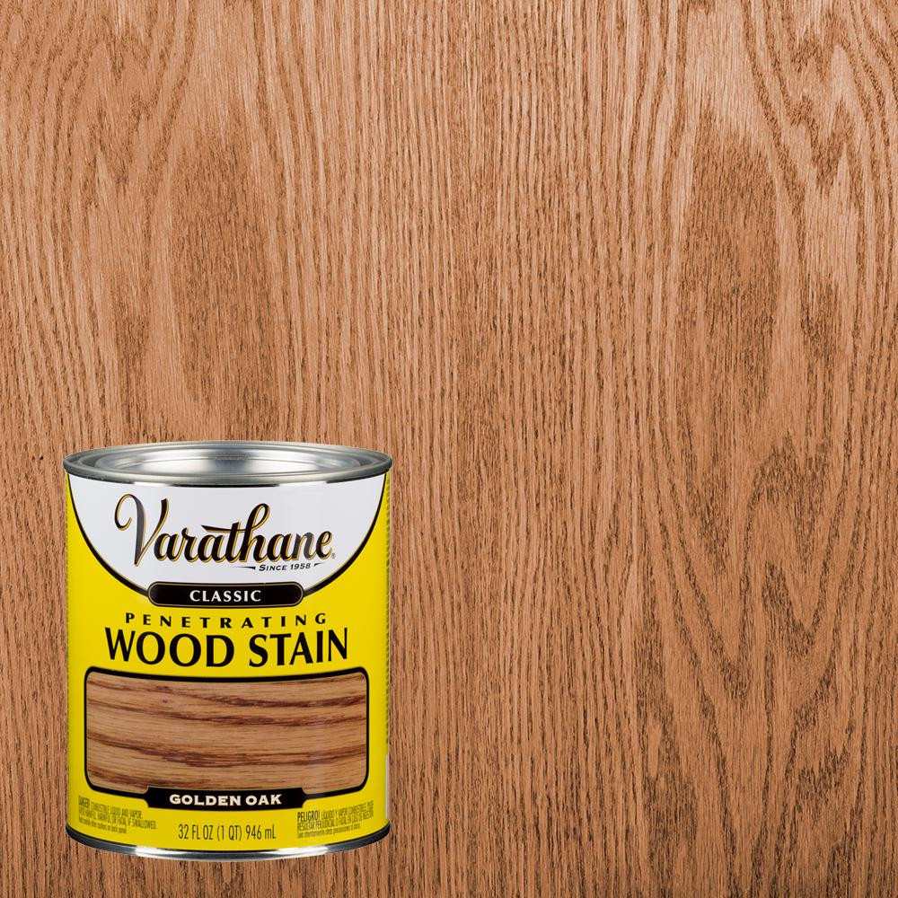 1 qt. Golden Oak Classic Wood Interior Stain | The Home Depot