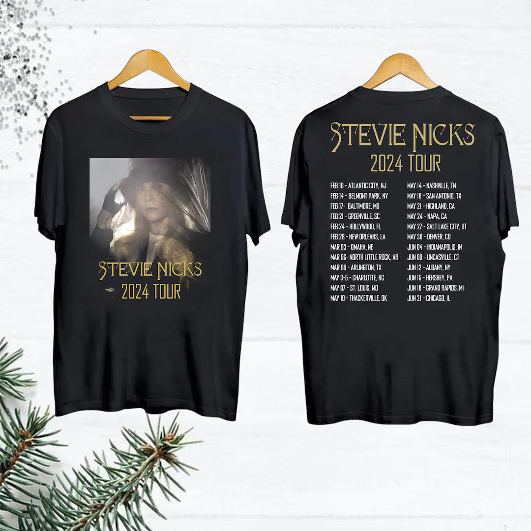 Stevie Nicks 2024 Live in Concert T-shirt, Vintage Stevie Nicks Shirt Fan Gifts, Stevie Nicks 202... | Etsy (US)