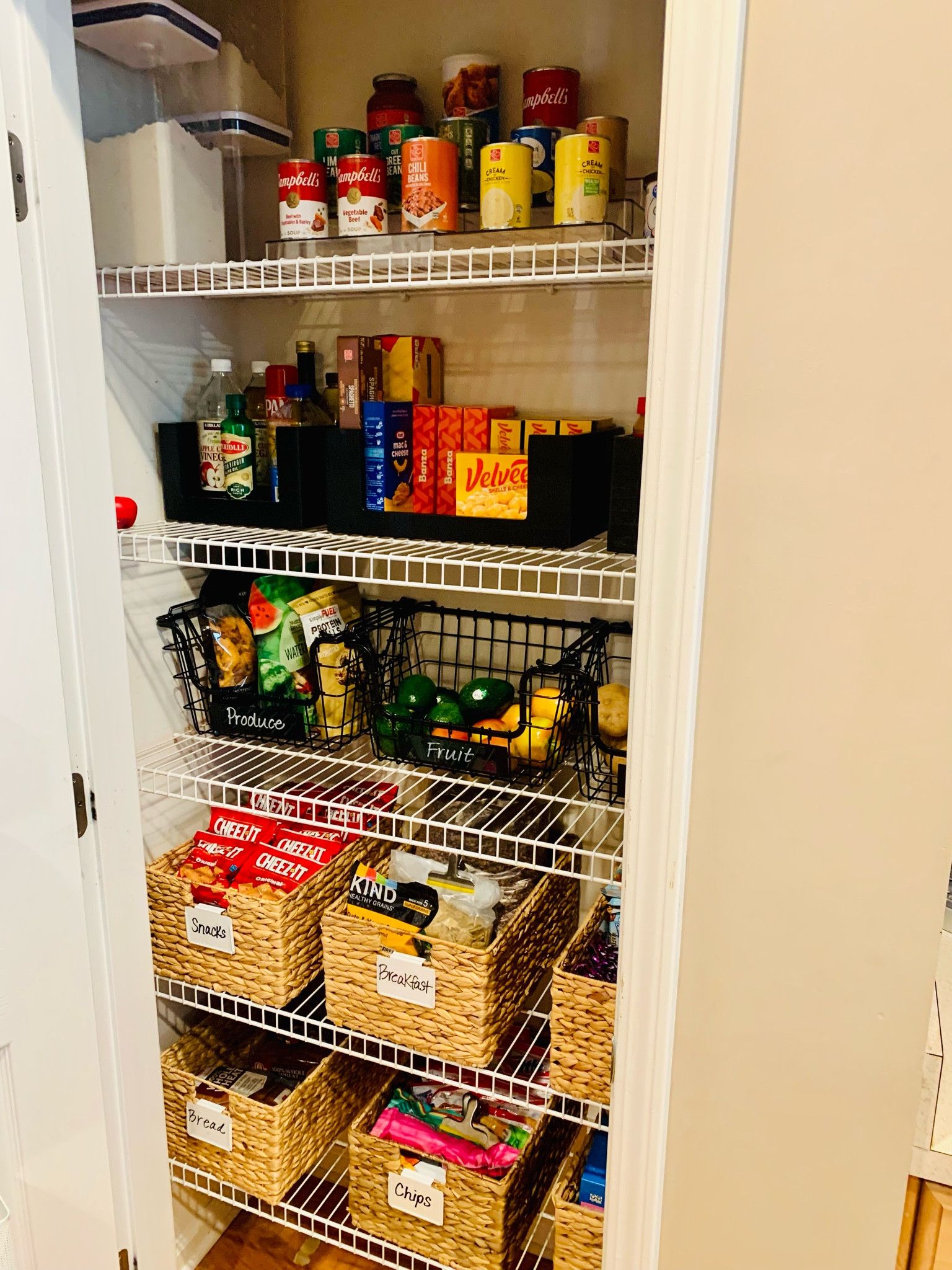 Wire shelf pantry organization 

#LTKfindsunder50 #LTKSeasonal #LTKhome