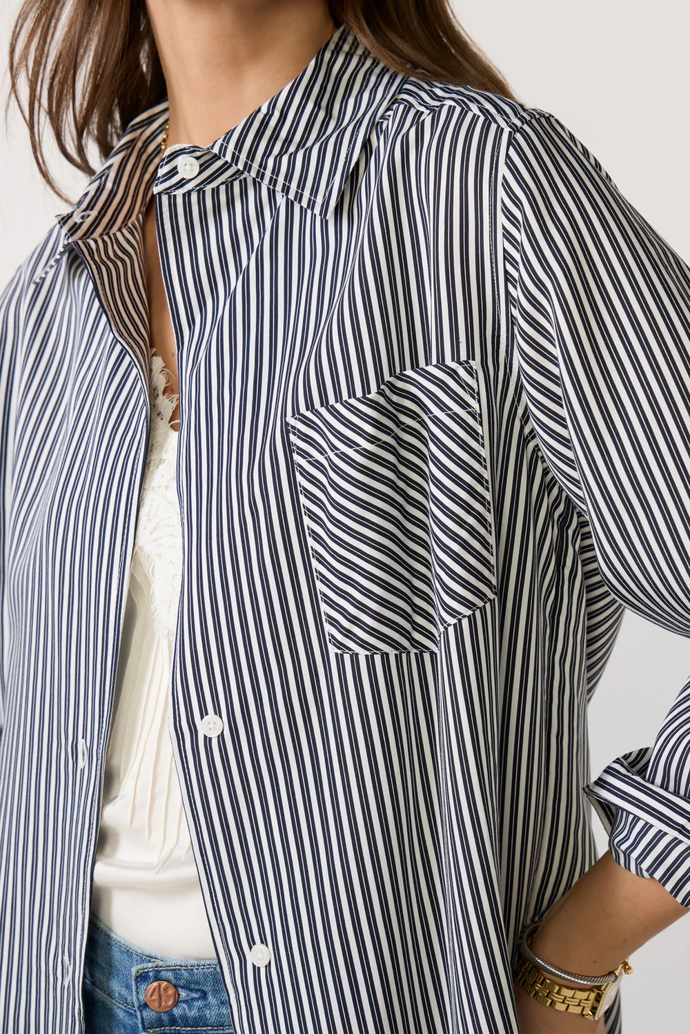 Allie Stripe Shirt | Evereve