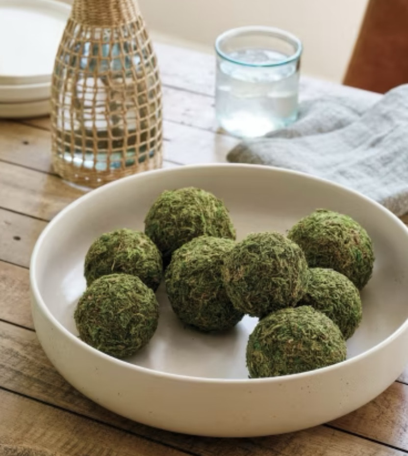 Decorative moss ball fillers

These are great to add to any decorative bowl to be used as a centerpiece. 

#LTKU #LTKStyleTip #LTKHome