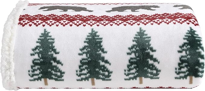 Eddie Bauer - Blanket, Super Soft Reversible Sherpa & Brushed Fleece Bedding, Throw Blankets for ... | Amazon (US)