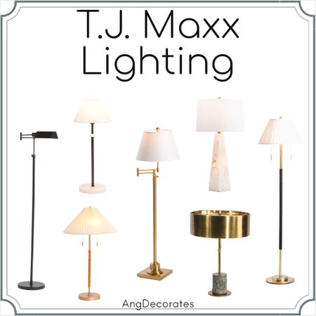 Shop T.J. Maxx with me! These lamps are stunning and the perfect addition to a transitional space. 

#LTKhome