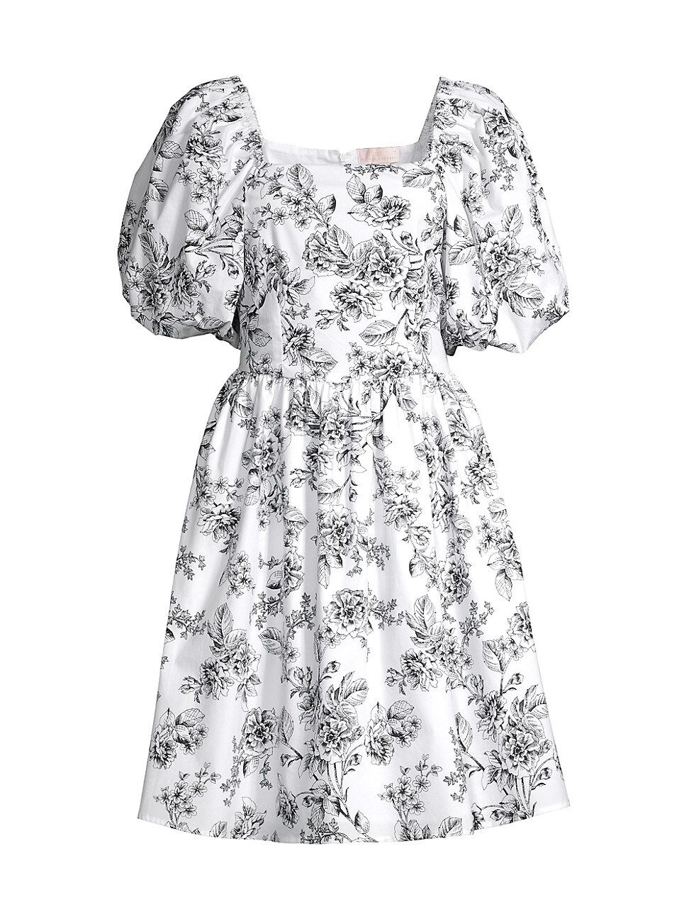 Floral-Printed Cotton Poplin Minidress | Saks Fifth Avenue