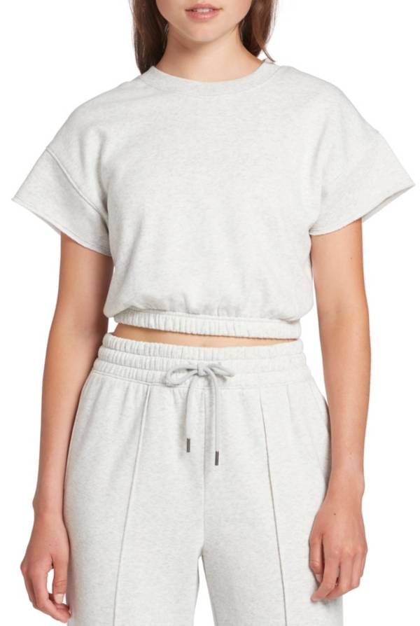 DSG X TWITCH + ALLISON Women's Cinched Short Sleeve Fleece Sweatshirt | Dick's Sporting Goods | Dick's Sporting Goods