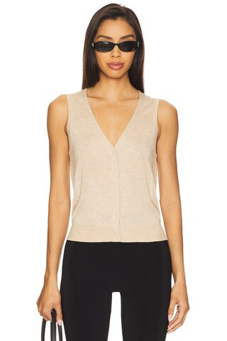 EAVES Dene Vest in Beige from Revolve.com | Revolve Clothing (Global)
