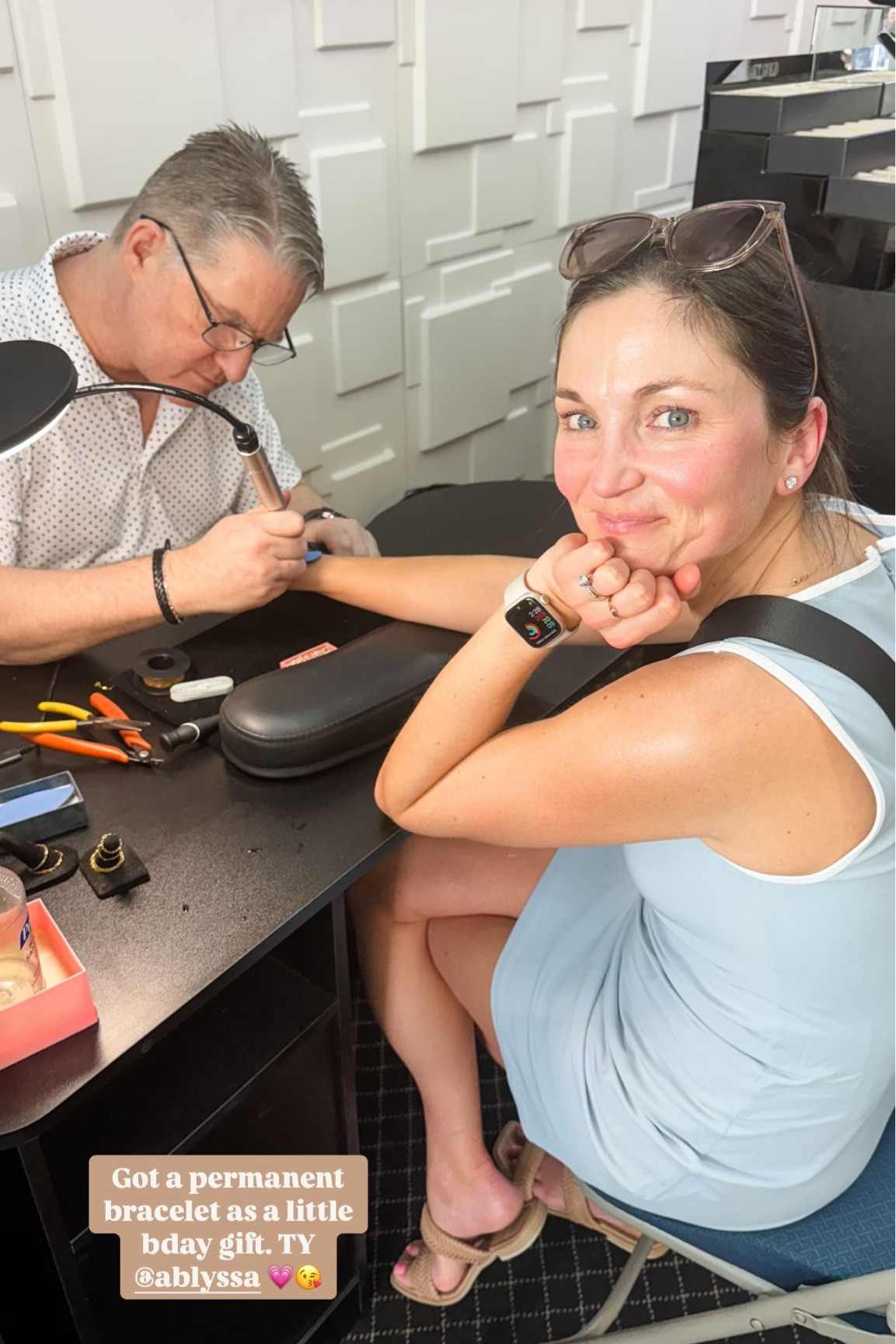 Got a permanent bracelet as a little bday gift. Having the best time! 
This traveler dress from @abercrombie is so easy to throw on while exploring! 

#LTKMostLoved #LTKStyleTip #LTKTravel