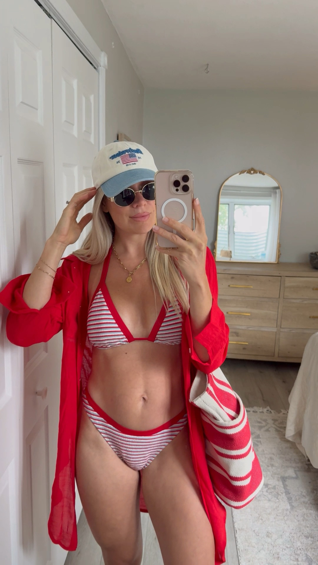 Wearing size small in the swimsuit

Memorial Day outfit 4th of July outfit patriotic outfit 

#LTKFindsUnder50 #LTKSaleAlert #LTKStyleTip