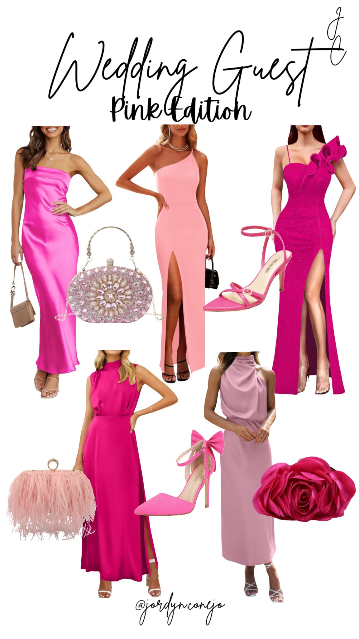 Wedding guest- Pink wedding guest dress- evening clutch- high heels- wedding style- women’s style- slit dress- Barbie dress- pink- fall wedding 

#LTKStyleTip #LTKWedding #LTKMidsize