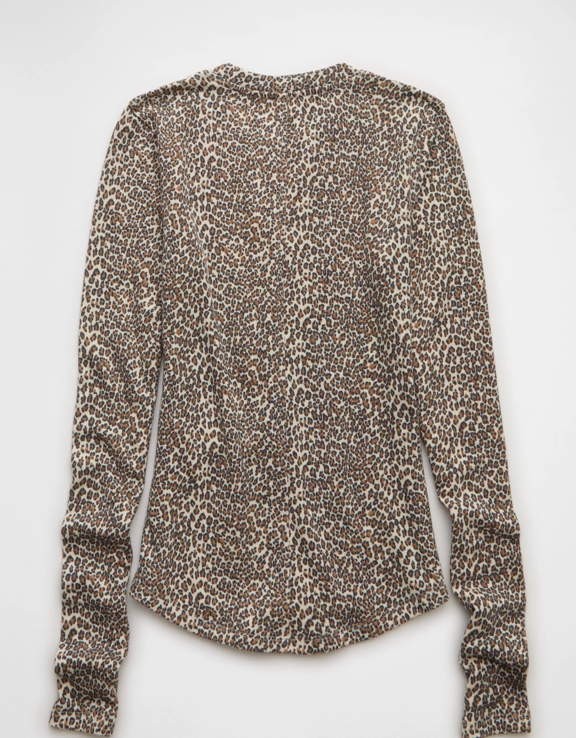 AE Long Sleeve Cozy Crew Neck T-Shirt | American Eagle Outfitters (US & CA)