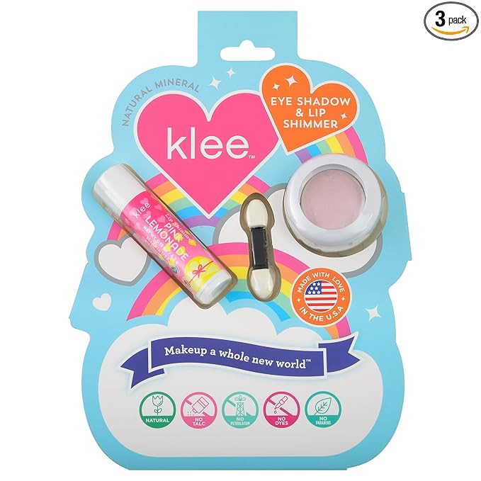 LunaStar Klee Eye Shadow and Lip Shimmer Makeup Kit. Gentle and Non-Toxic. Kid-Friendly. Made in ... | Amazon (US)