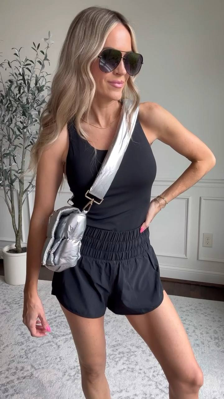 My favorite Amazon athletic shorts! Come in lots of colors, have a super comfortable elastic waistband, and built-in bike shorts underneath. Wearing xs

This workout tank is so comfy too - racetrack style and built in shelf bra. 

#LTKstyletip #LTKfindsunder50 #LTKover40