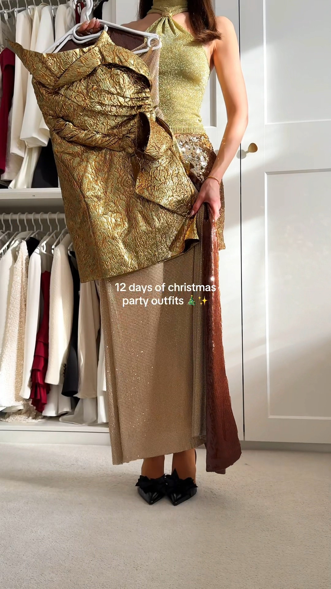 Day 4 - golden vibes for the holiday season 🤭✨ 1, 2, or 3?

These dresses would be perfect for a christmas party, festive events, nye, birthday dinner, thanksgiving, romantic date night, cocktails with the girls, night out, other special occasions…🍸

#golddress #browndress #christmasparty #occasionwear #holidaydress #elegantstyle #eveningdress #femininestyle #outfitinspiration #sequindress #holidayoutfit #sparklydress #festivewear #christmasdress #partydress #winterfashion

#LTKHoliday #LTKSeasonal #LTKTall