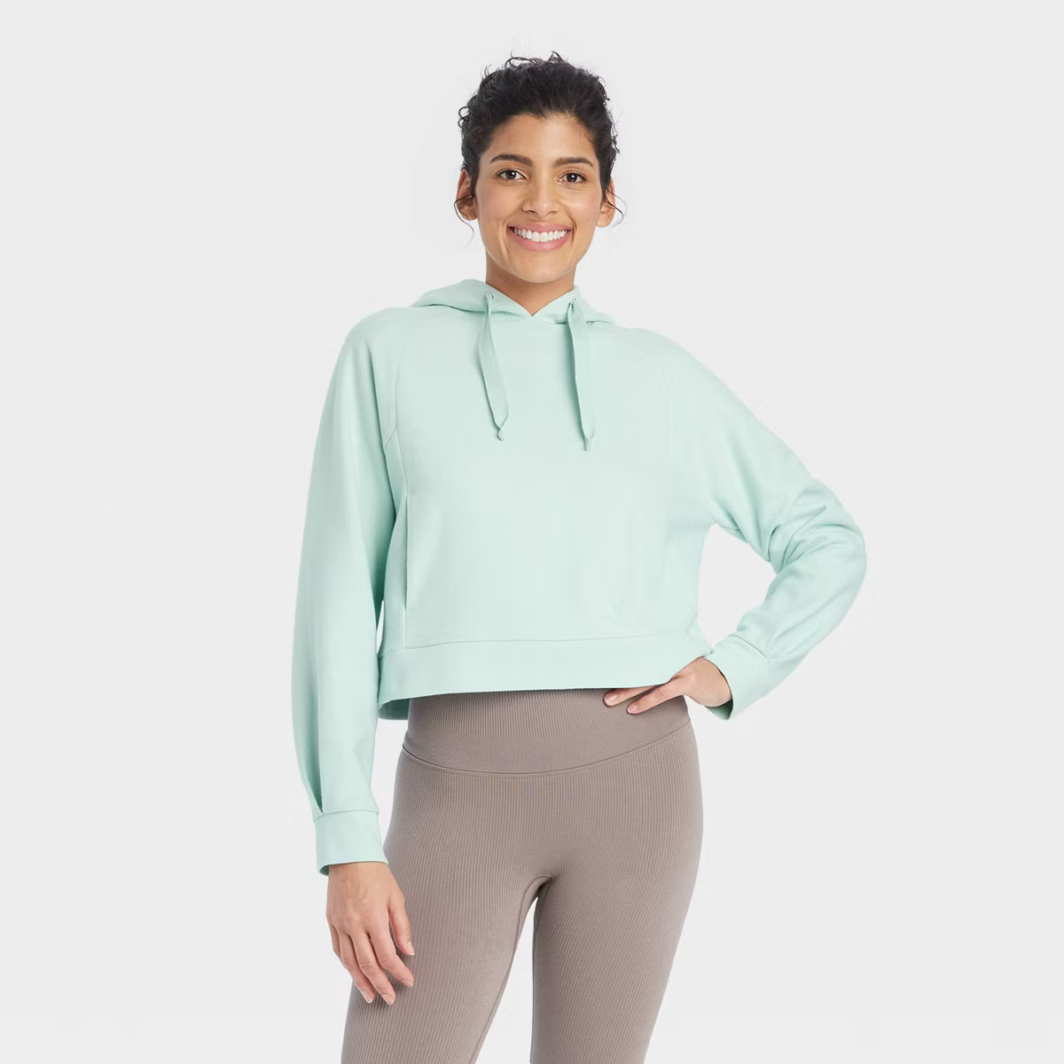 Women's Cozy Rib Hoodie - All In Motion™ | Target