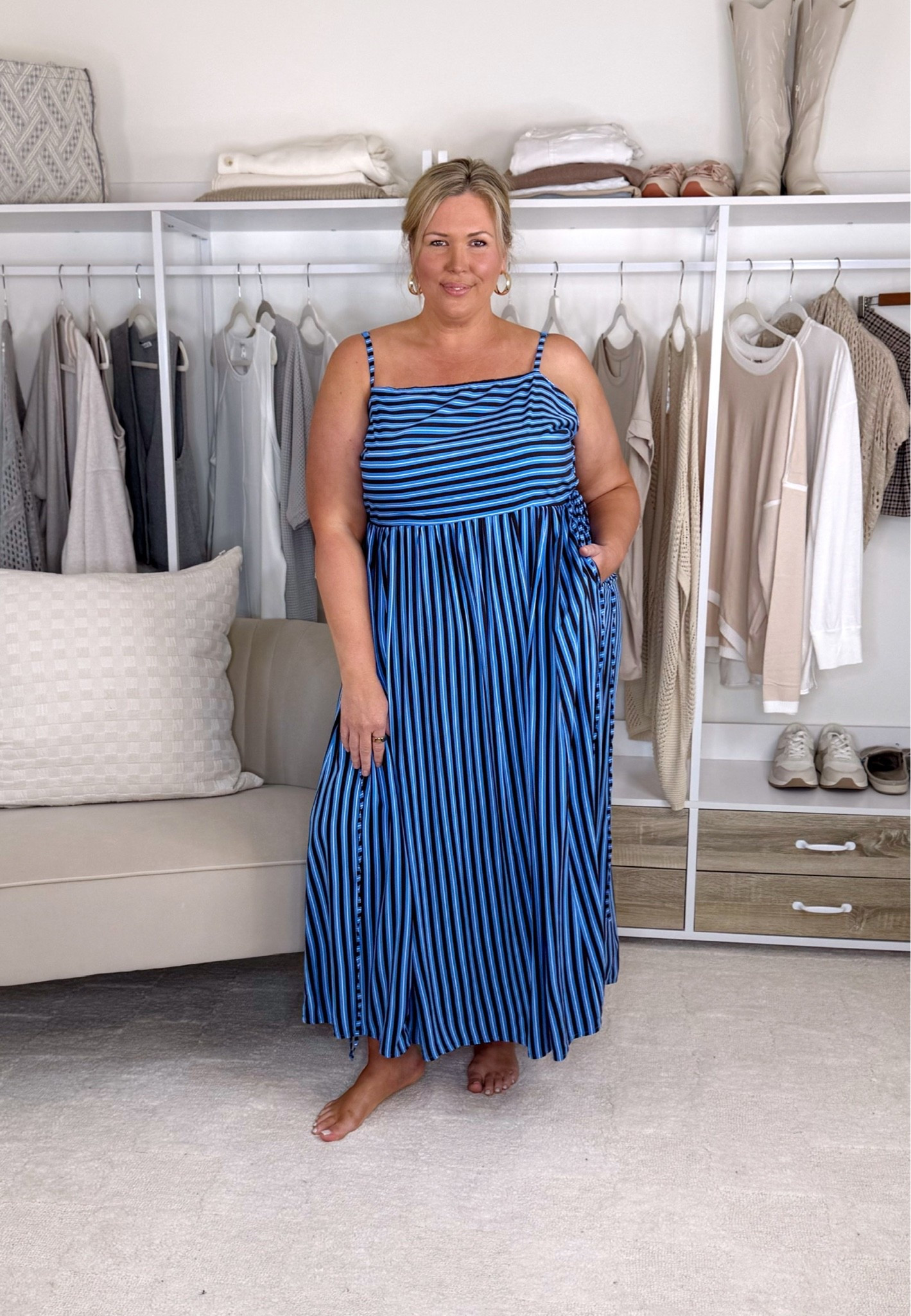 Wearing an XXL but would side down. Plus size, outfit inspo, summer fashion, dresses, mom life, apron belly

#LTKPlusSize #LTKSeasonal #LTKMidsize