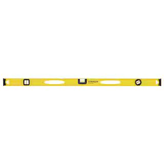 Stanley 48 in. Non-Magnetic 180 Aluminum I-Beam Level 42-328 - The Home Depot | The Home Depot