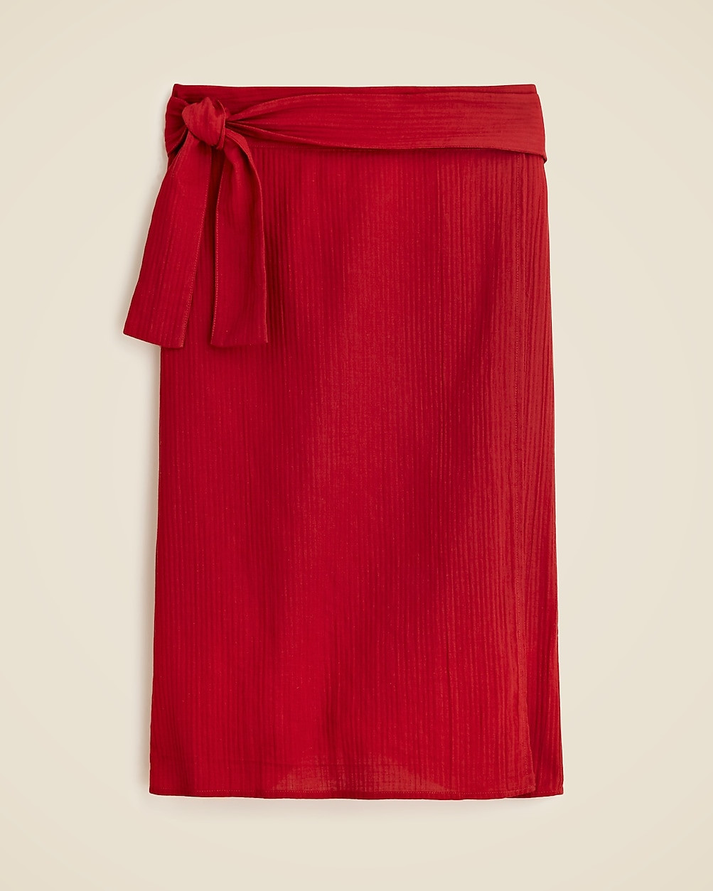 Airy gauze side-tie sarong | J. Crew US