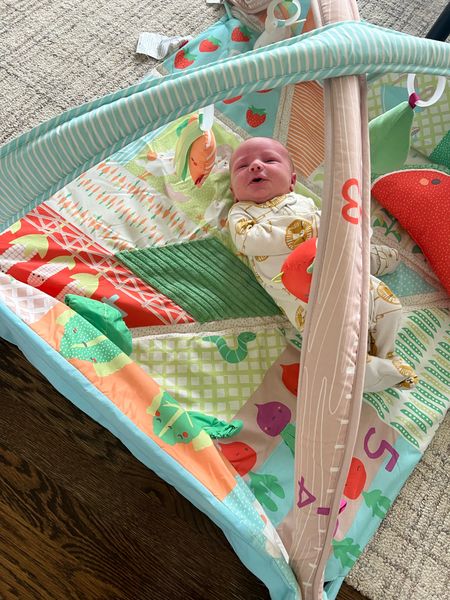 Play mat and tummy time 🥰 we had this mat with our firstborn and loved it so much we kept it! The watermelon is perfect for tummy time. 

#LTKbump #LTKfamily #LTKbaby