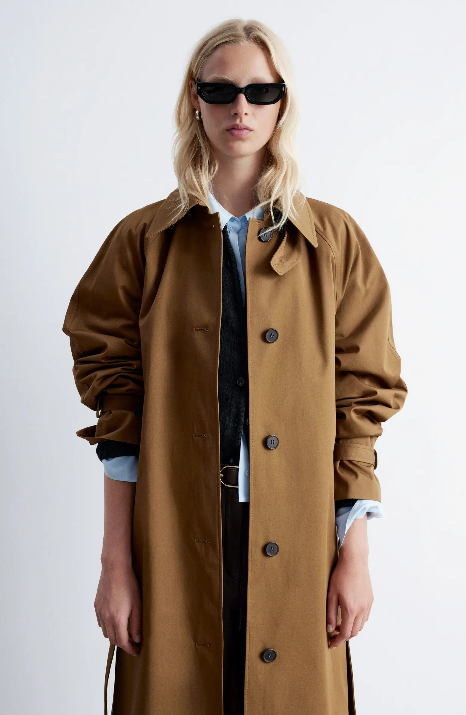 & Other Stories Cotton Trench Coat | Nordstrom | Nordstrom