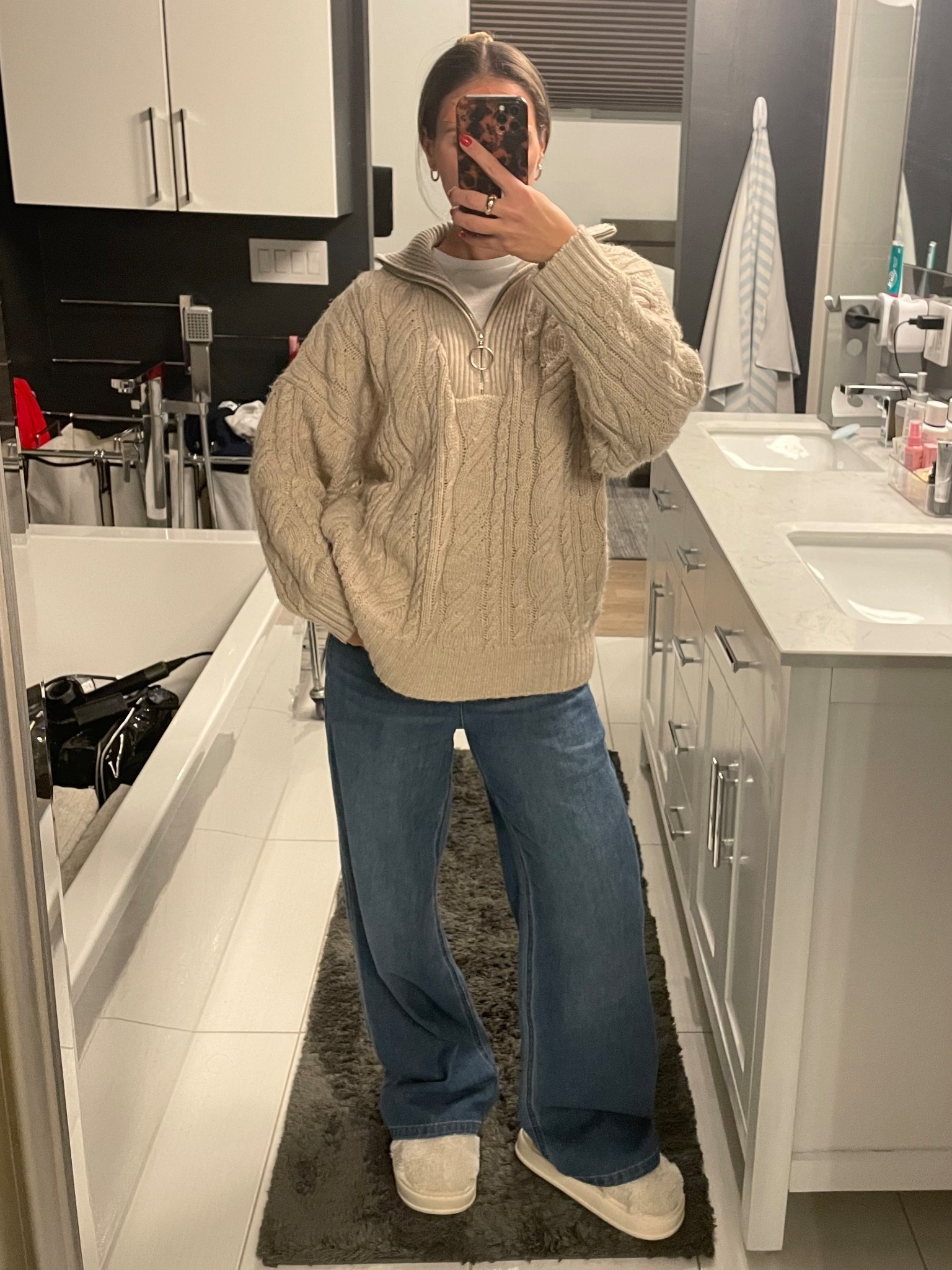 Wish I jumped on the denim sweatpants trend sooner. So comfy! 

#LTKSaleAlert