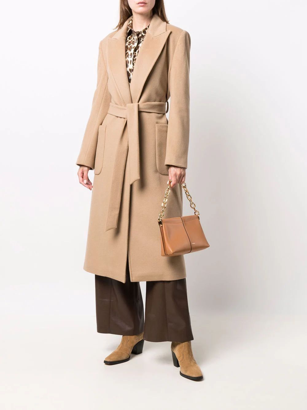 P.A.R.O.S.H. Cappotto Belted Coat - Farfetch | Farfetch Global