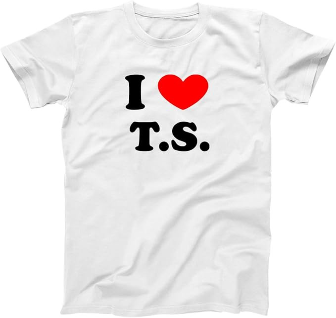 I Love Heart TS Swift Mens Shirt | Amazon (US)