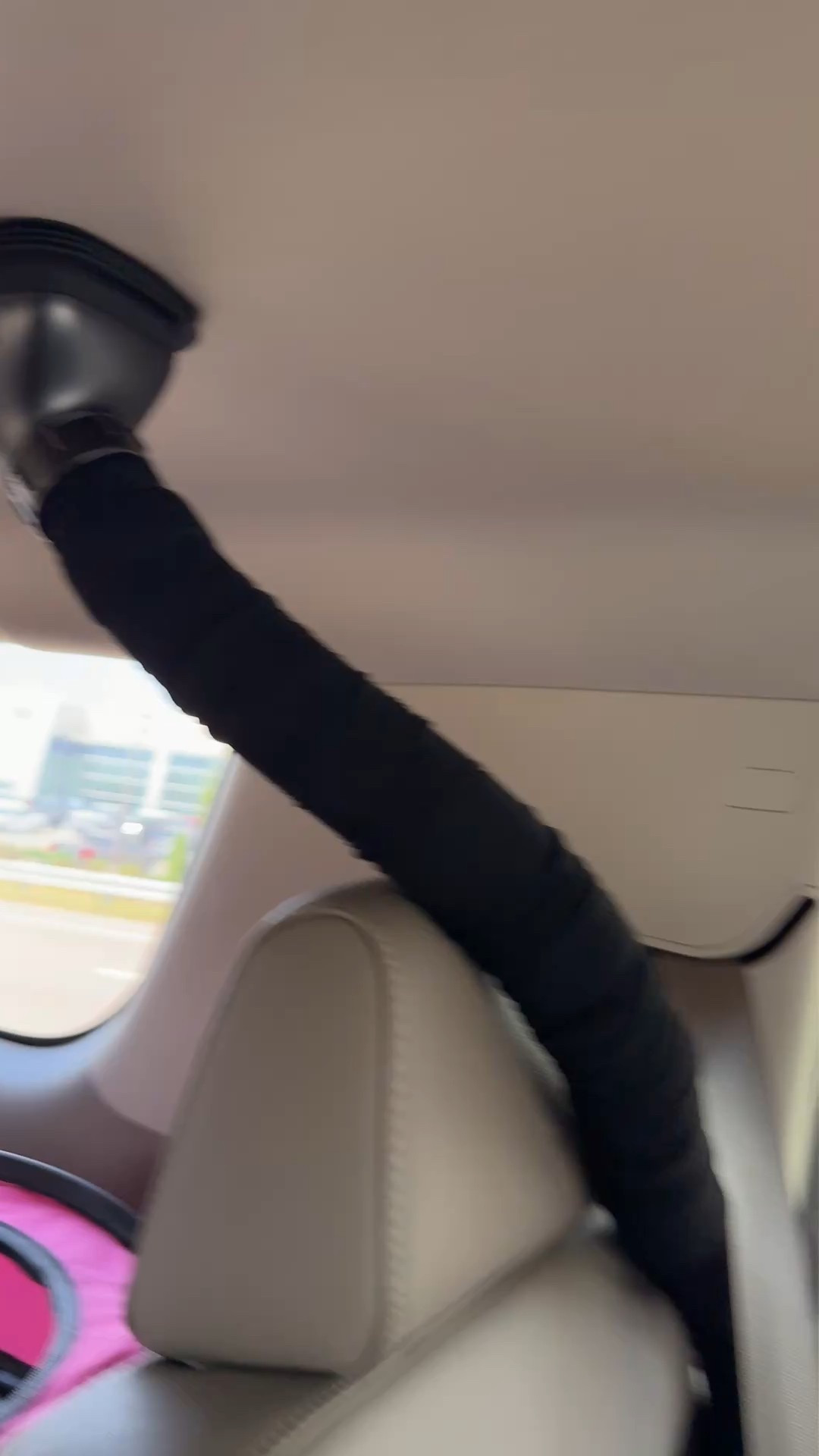 The best way to use the extra car vents! Aysia loves laying on the hose and letting it blow the cold air on her tummy 🩷

#LTKPets #LTKBaby