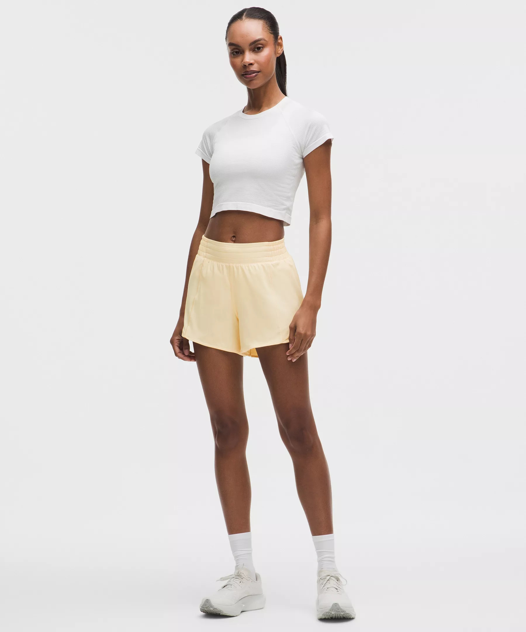 Hotty Hot High-Rise Lined Short 4" | Lululemon (US)