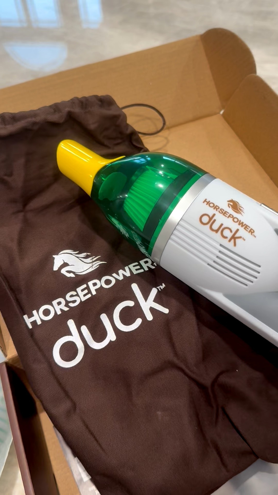 My new favorite home and car cleanup tool!!!  The Duck is awesome!  Powerful, super lightweight and small enough for vehicles, campers etc. love the bag for easy storage. Also perfect to vacuum drawers in New Year cleaning and organizing  
#cleancar #handvac #organization 

#LTKHome #LTKOver40 #LTKmomlife