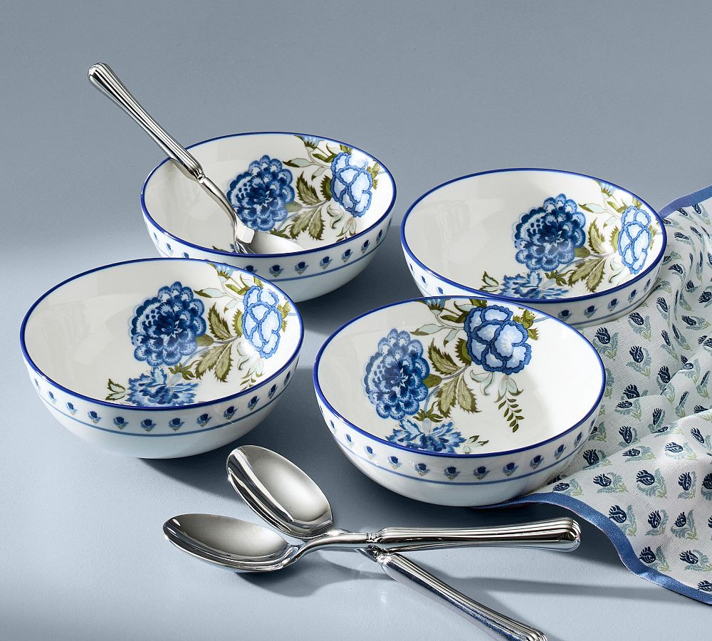 Kravet Rosehill Stoneware Cereal Bowls - Set of 4 | Pottery Barn (US)