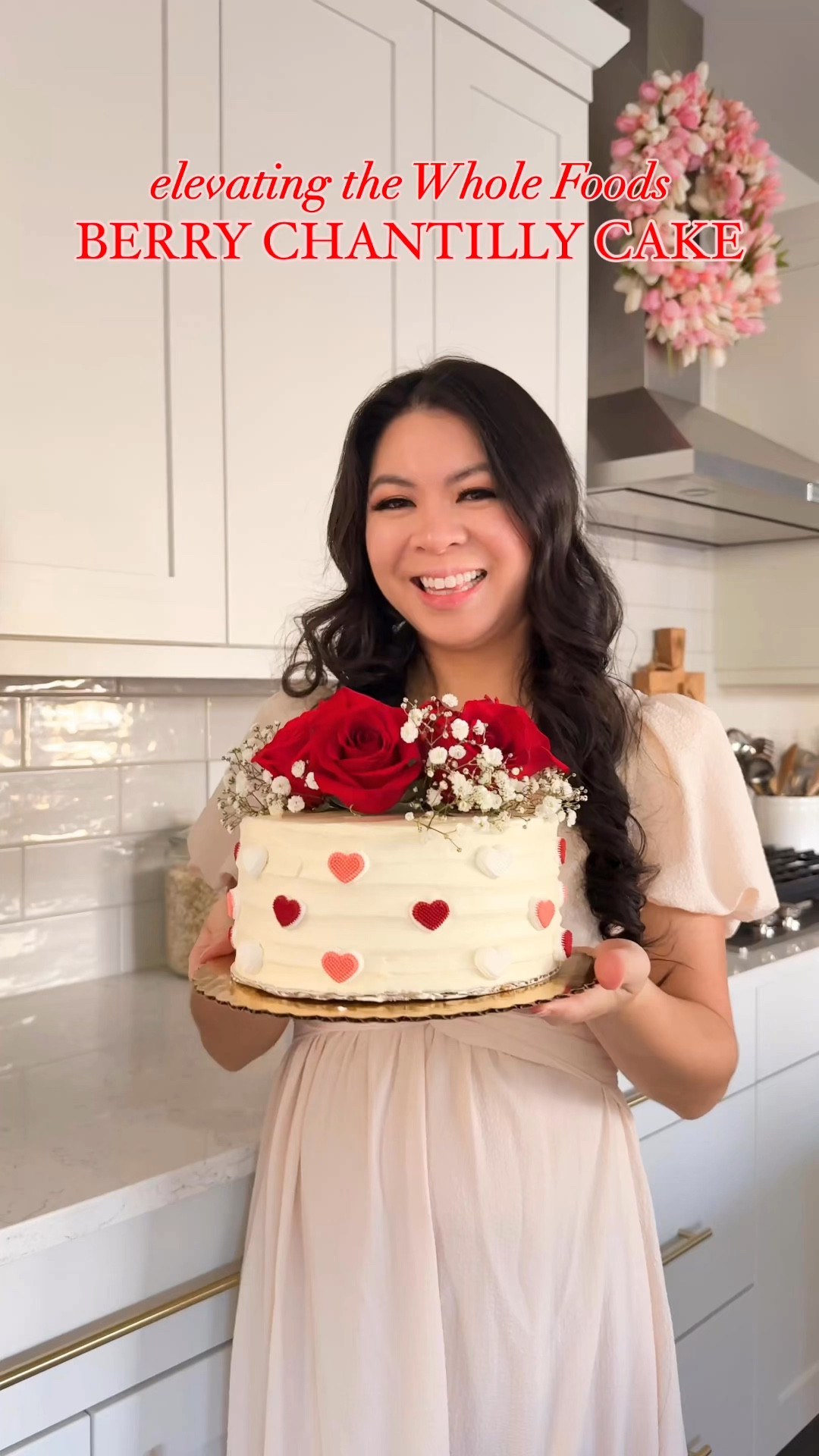 Customizing Whole Foods berry chantilly cake with heart shape icing and roses. Valentines galentines cake

#LTKHome #LTKParties #LTKSeasonal