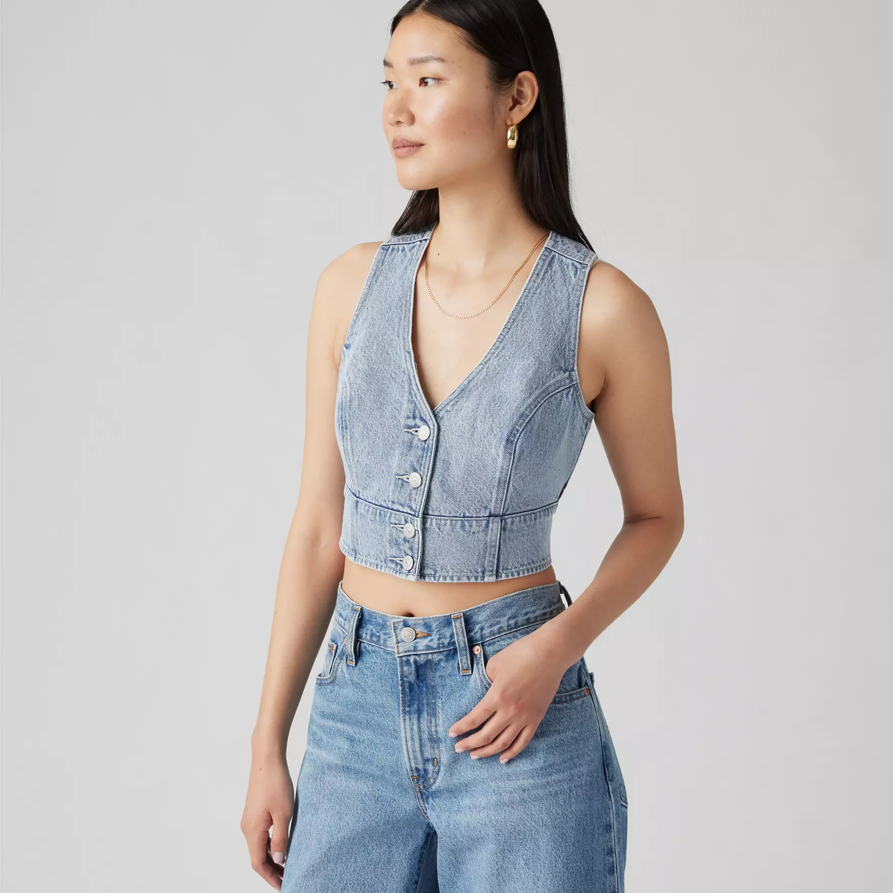 Mona Denim Corset Top | Levi's US