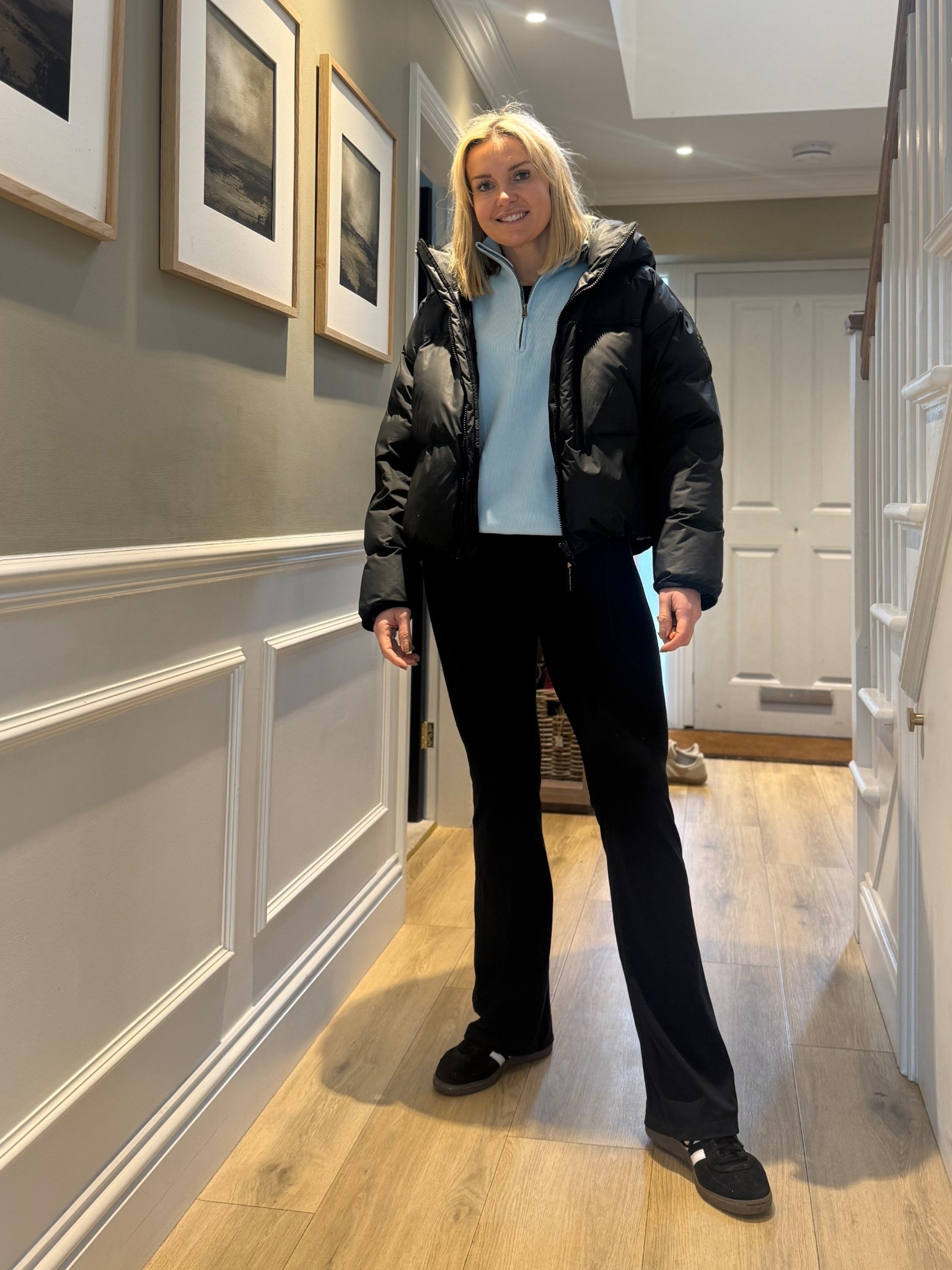 Day to day mum uniform. 
Invest in a good quality cropped puffer jacket and you will have it for years. Mine is three years old now and I still love it 🖤

#LTKworkwear #LTKuk #LTKfitness