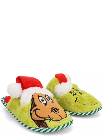 Boys grinch slippers hot sale