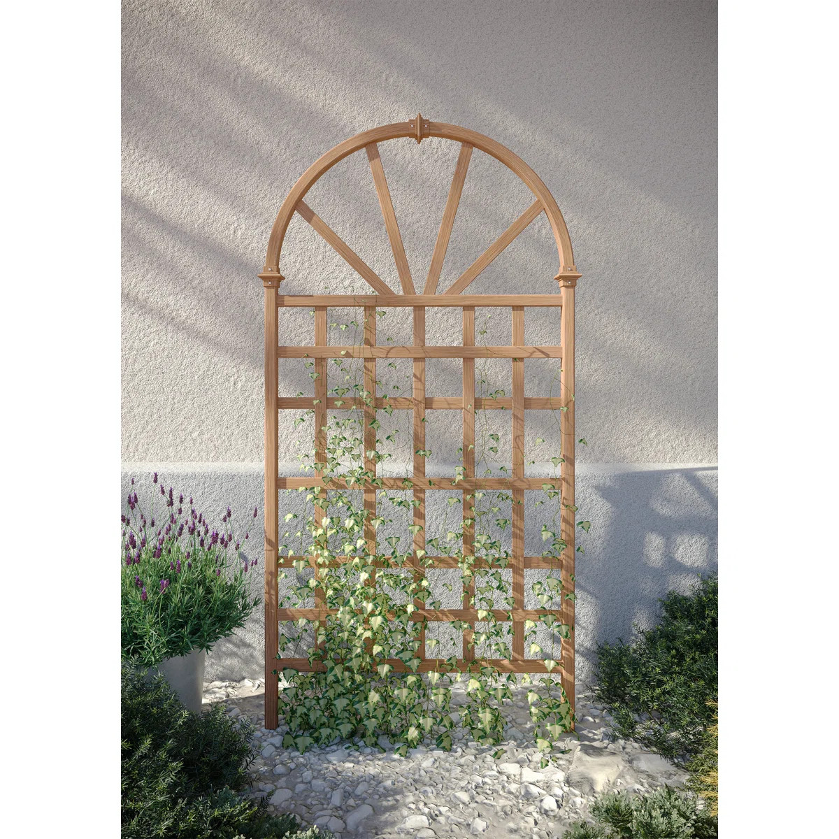 Kerrimore 77.25'' H x 39'' W Vinyl Trellis | Wayfair North America