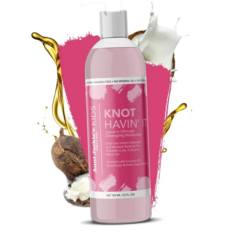 Aunt Jackie's Girls Knot Havin' It! Leave-In Ultimate Detangling Moisturizer, 12 oz | Walmart (US)